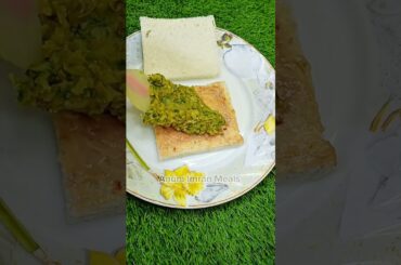 Easy & Healthy Veg Sandwich Recipe #shorts #cooking #healthyfood