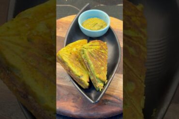 Zero Bread Sandwich Recipe | High Protein Dal & Paneer Sandwich | Healthy Breakfast Idea #healthy