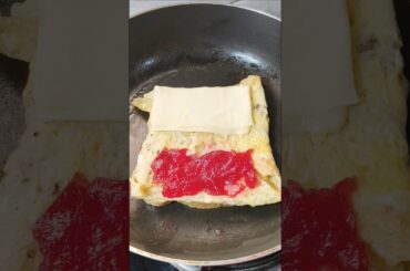 korean Egg Toast Recipe | Breakfast Egg Recipes #shorts #toast #korean #sandwich #easyrecipe