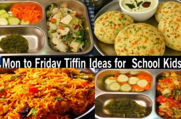 Monday 2 Friday Healthy Kids Tiffin Box Ideas |Lunch Box Recipes |Tiffin Recipes | breakfast recipes