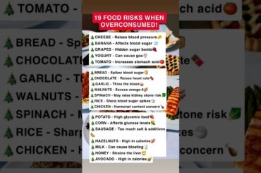 Even healthy foods can cause issues when overdone #wellnesstips #wellnessforlife#longevity