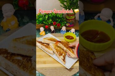 Cheesy Paneer Sandwich #recipe#trending #sandwich #breakfast #viralvideo #snacks #sandwich #shorts