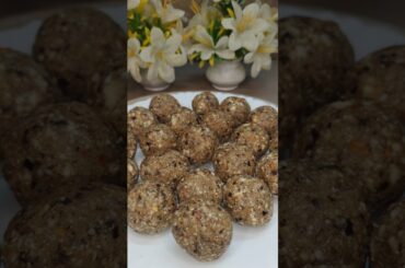 No Sugar Protein Ladoo | Healthy Sweet Snack Recipe #aesthetic