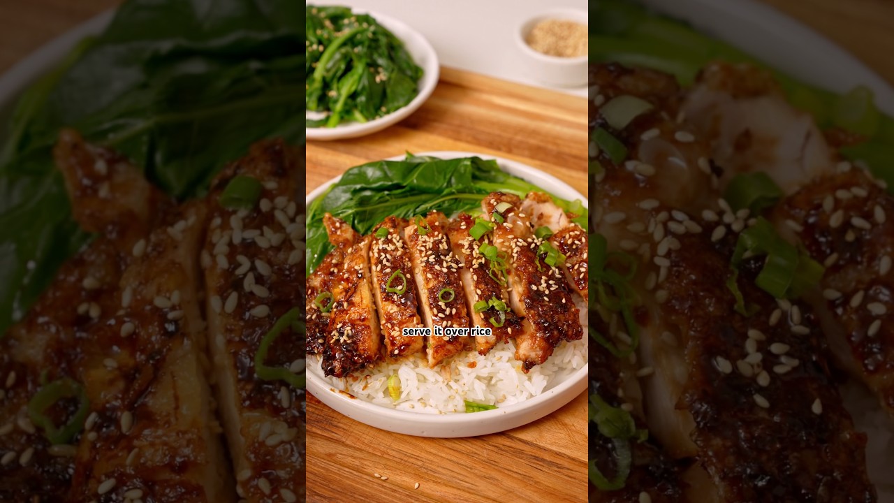 GARLIC SOY GLAZED CHICKEN- easy, delicious, high protein meal ready in 20 minutes! GARLIC SOY GLAZED CHICKEN- easy, delicious, high protein meal ready in 20 minutes!