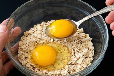 Oats With 2 Eggs - Healthy Breakfast Recipe! I cook it almost every day!