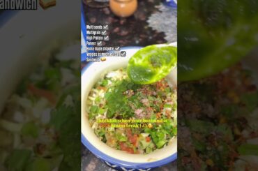 Healthy Paneer Multigrain Sandwich | High Protein Breakfast