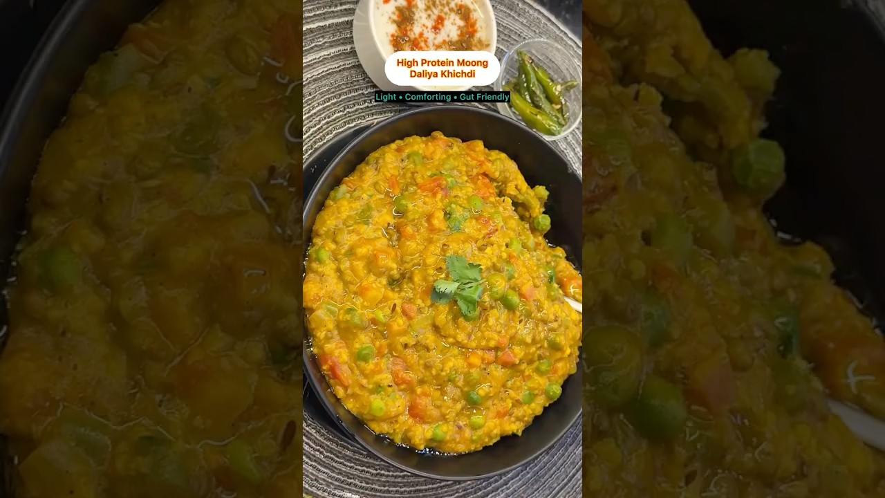 Green Moong Daliya Khichdi | High Protein Weight Loss Khichdi #shorts #shortsfeed #shortsvideo #yt Green Moong Daliya Khichdi | High Protein Weight Loss Khichdi #shorts #shortsfeed #shortsvideo #yt