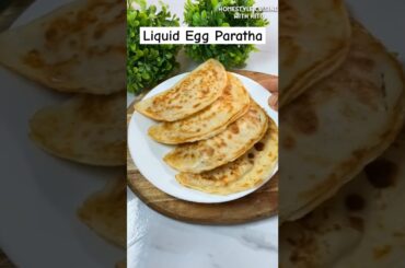 Liquid Dough Egg Paratha #shorts #viralrecipe #breakfast #recipe