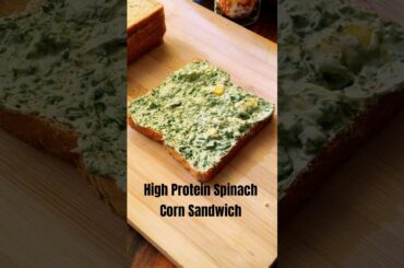 Palak Corn Sandwich #shorts #shortsfeed #ytshorts#trendingshorts