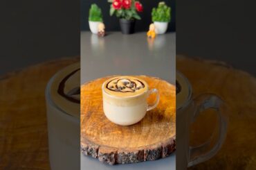 Winter special viral frothy coffee recipe #shorts #coffee #winter #recipe