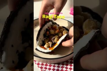 20 Min Healthy Taco Recipe (No aata, No Belan!) Ragi Chilla Taco with Chickpea Salad