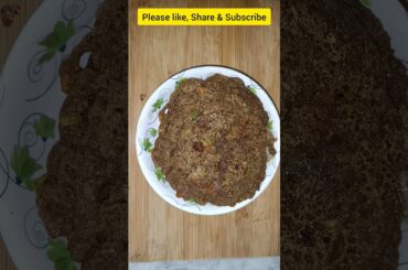 Ragi Chilla For weight Loss l Healthy Breakfast Recipe #shorts #weightloss #