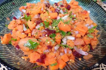 Shakarkandh Chaat Recipe | Sweet Potato Healthy Salad Recipe | Shakarkandhi Chaat Delhi Style