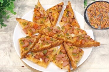 5 Minute Breakfast Recipe With Bread! Healthy Evening Snacks Recipe! Tiffin Recipe! Nasta Recipes