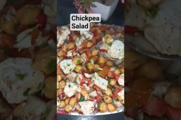 Weight loss viral chickpea salad recipe #healthysalad #viralshorts #shortsvideo #trending