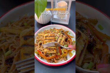 High Protein Noodles For Weight loss | Rice noodles with grilled paneer #shorts #noodles #asmrvideo