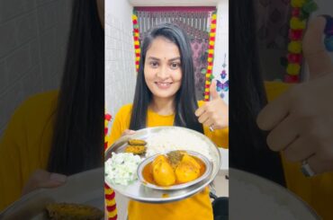 Simple Anda thali | viral boiled egg omelette #shorts #shortsfeed #trending #viralandarecipe #egg