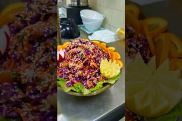 Red Cabbage Salad with Carrot & Tomato | Fresh & Crunchy Recipe