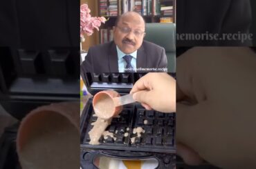Ragi Waffle Recipe by Dr.Bimal Chhajer #shorts #ytshorts #trendingshorts #ragirecipes #waffles