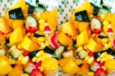 Sweet Corn Mango Salad | Refreshing Summer Salad Recipe | Quick Healthy Salad #salad #sweetcorn