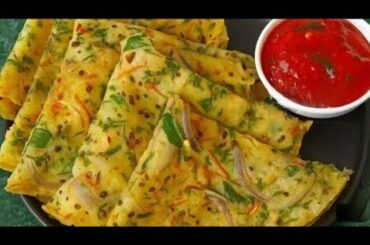 10 Minute Healthy Breakfast & Tiffin Special Recipe | Soft & Healthy Veg Paratha |