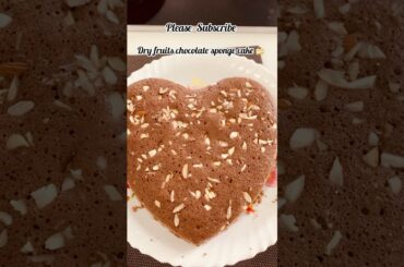 “Chocolate sponge cake #dryfruits #healthy #simple tips #supertasty #recipe #cupcakes #ytshorts