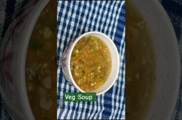 Veg Soup #shorts #cookitwithanu #shortsfeed