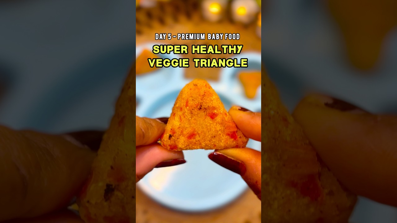 Carrot Potato Sooji Triangle for Babies | Weight Gain Healthy Snack | Easy Baby Finger Food #shorts Carrot Potato Sooji Triangle for Babies | Weight Gain Healthy Snack | Easy Baby Finger Food #shorts