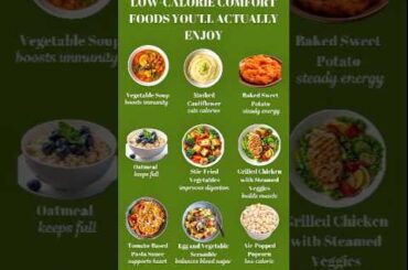 Low-Calorie Comfort Foods You’ll Actually Enjoy