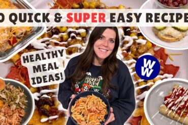 10 Simple & Healthy Recipes for Weight Loss | WeightWatchers Points & Calories | Quick Meal Ideas