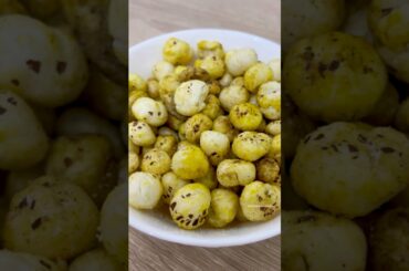 Masala makhana /Healthy &Crunchy Foxnut snacks recipe #shorts #foxnuts #makhana