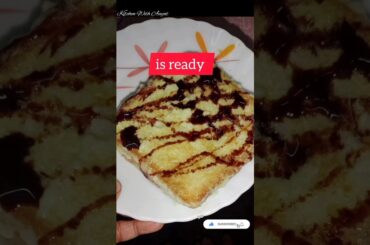 Easy and Quick Bread Snacks Recipe|Simple Bread Recipe By)Kitchen With Aayat #shortvideo