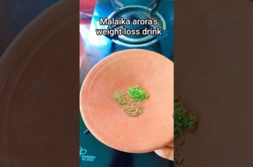 Malaika arora's morning drink for gut#weightloss drink#health#cooking#shorts