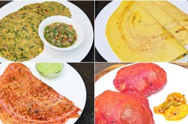 4 Ways of Healthy Breakfast Recipe | Easy Breakfast Recipe