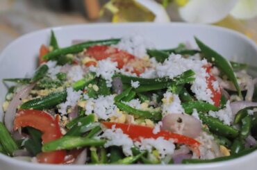 Healthy & Quick Green Bean Salad | Easy Vegan Recipe in Minutes