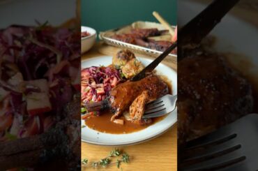 Saftige & knusprige Keule ... aus Pilzen!