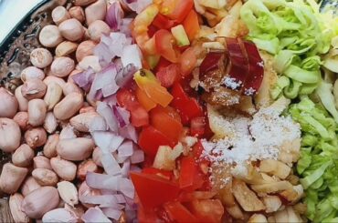 Tasty Vegan Salad Recipe | Healthy Vegetable Protein Salad