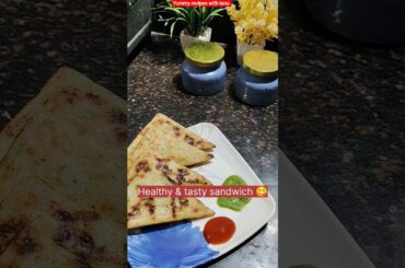 No bread healthy sandwich #sandwichrecipe #nobreadsandwich #shortvideo #shorts