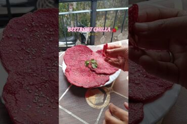 Healthy Beetroot Chilla #viral #beetroot #chilla #food #trending #recipe #foodie #foryou #healthy
