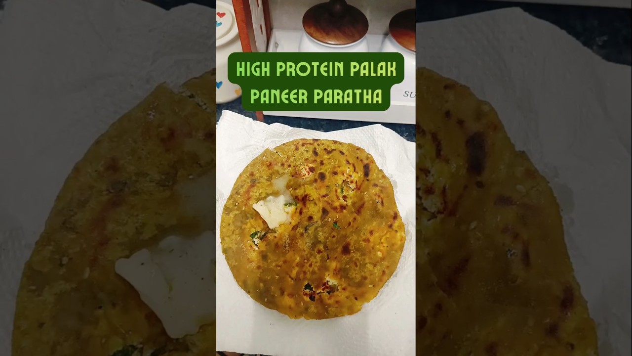 Palak Paneer Paratha Recipe | Healthy Paneer Spinach Paratha for Breakfast Palak Paneer Paratha Recipe | Healthy Paneer Spinach Paratha for Breakfast