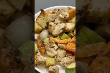 Air Fryer Chicken & Veggies - Healthy Dinner in 25 Minutes | Easy air fryer recipes