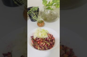 MiniVlog #37 | Quick and Healthy Salad | Protein Salad | Healthy Weight Loss Salad Recipe