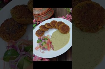 Veg Soya Tikki Recipe |Healthy snack recipe #tikki #soyabean #youtubeshorts #easyrecipe #viralvideo