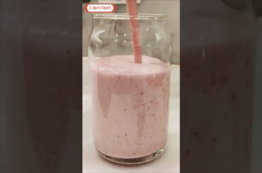 Strawberry Banana Smoothie | Healthy Breakfast for Energy #Smoothie #strawberry #asmr #recipe