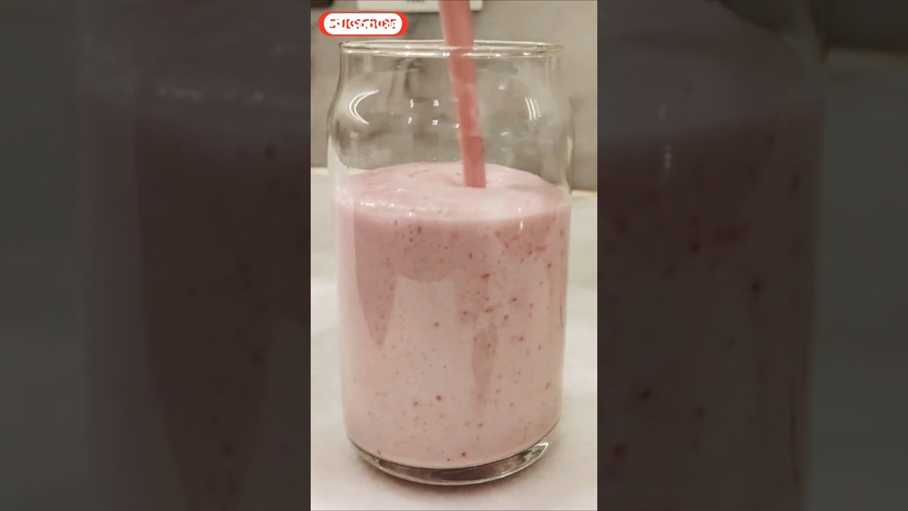Strawberry Banana Smoothie | Healthy Breakfast for Energy #Smoothie #strawberry #asmr #recipe Strawberry Banana Smoothie | Healthy Breakfast for Energy #Smoothie #strawberry #asmr #recipe