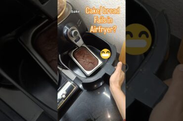 2 Reasons Why Your Cake/ Bread Remains Raw From Bottom in Airfryer #shortsfeed