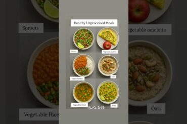 Healthy Unprocessed Meals #meals #shorts