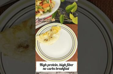 High Protein, High Fiber | No Carbs Breakfast idea | Best Post Gym Workout