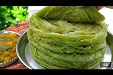10 Minutes Healthy Breakfast & Tiffin Special Recipe | Iron & Protein Rich Palak Paneer Paratha |