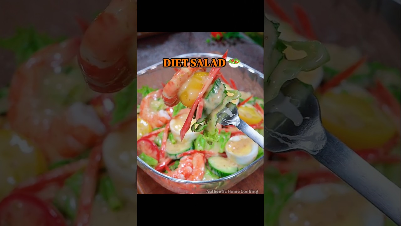 (Best for Diet): Low-Calorie Sesame Shrimp Salad | High-Protein Meal for Weight Loss #shorts (Best for Diet): Low-Calorie Sesame Shrimp Salad | High-Protein Meal for Weight Loss #shorts